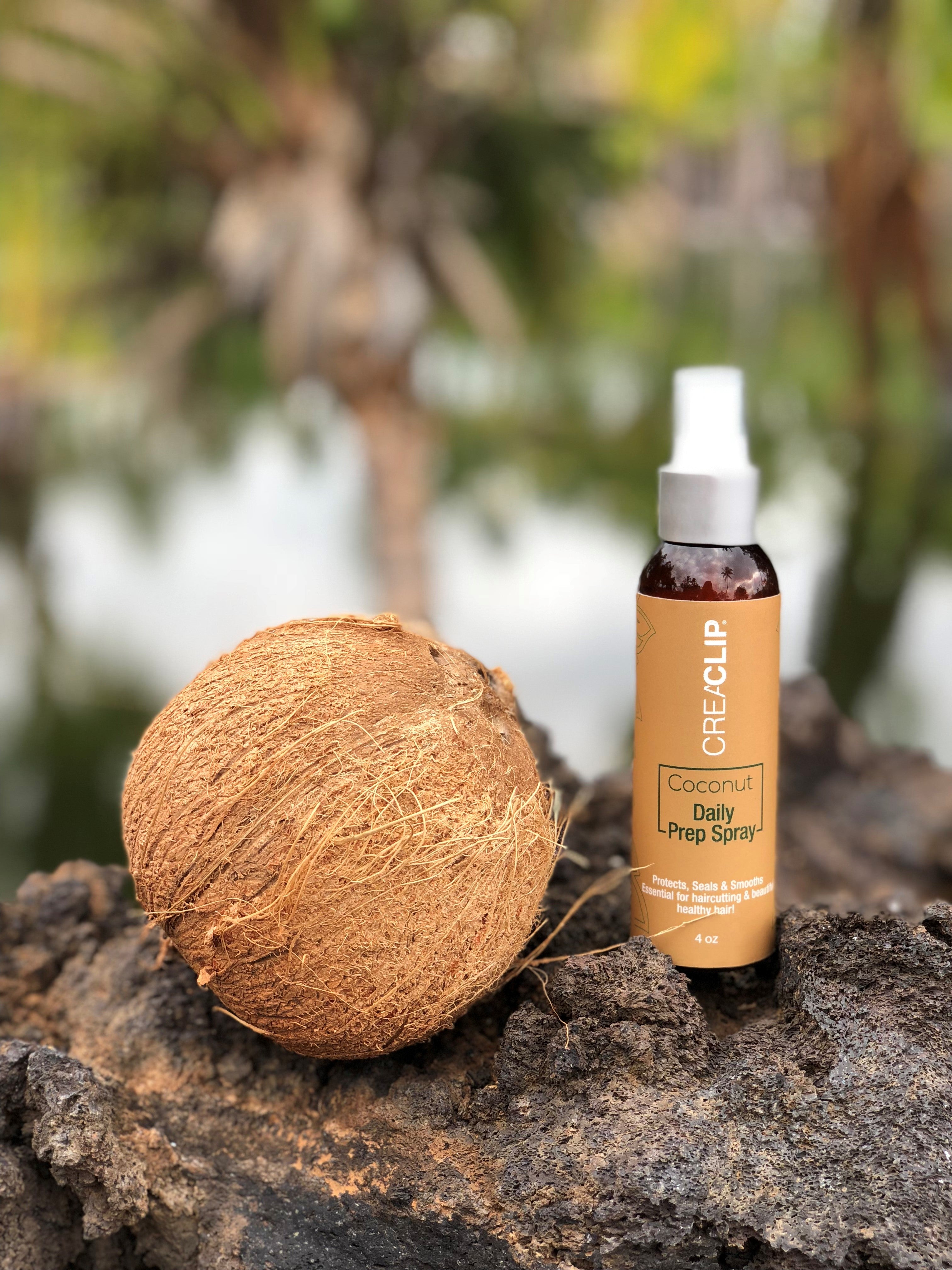 CreaClip Coconut Leave In Conditioner Spray - Daily Prep Spray