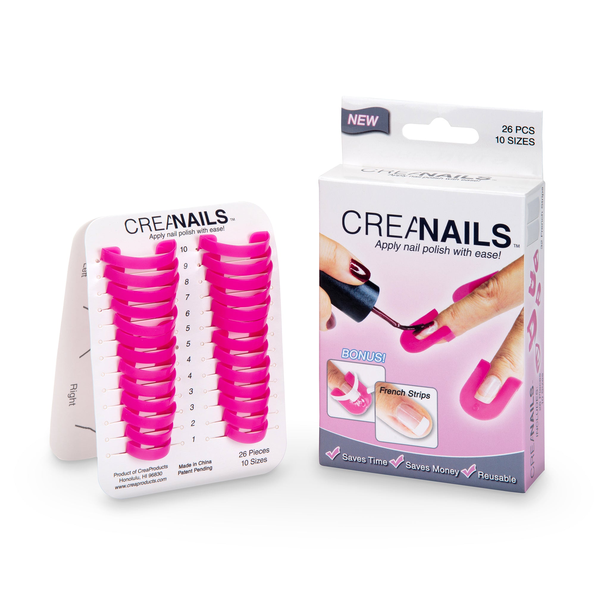 Original CreaNails Nail Polish Stencils for Adults