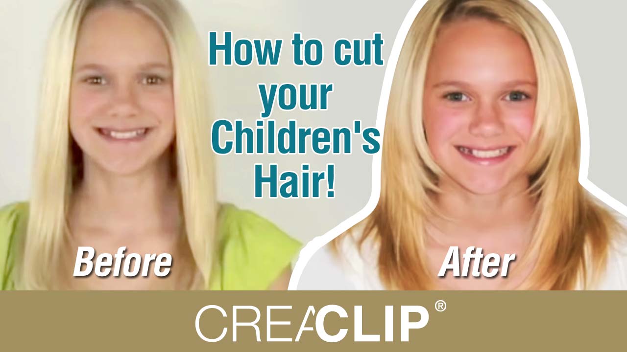 Cut your children's hair at home with the CreaClip haircutting tool