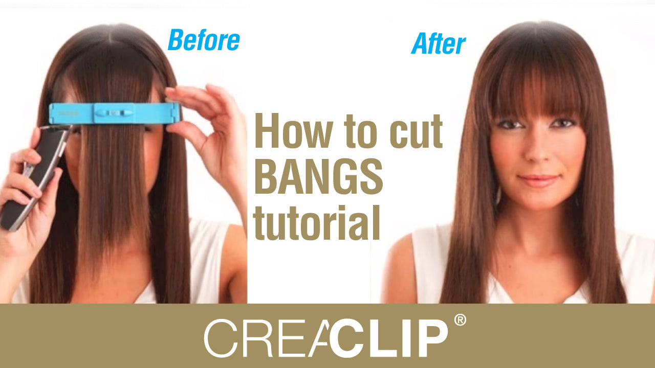 CreaClip hair cutting tool bangs layers cut hair at home kids hair cuts curtain bangs