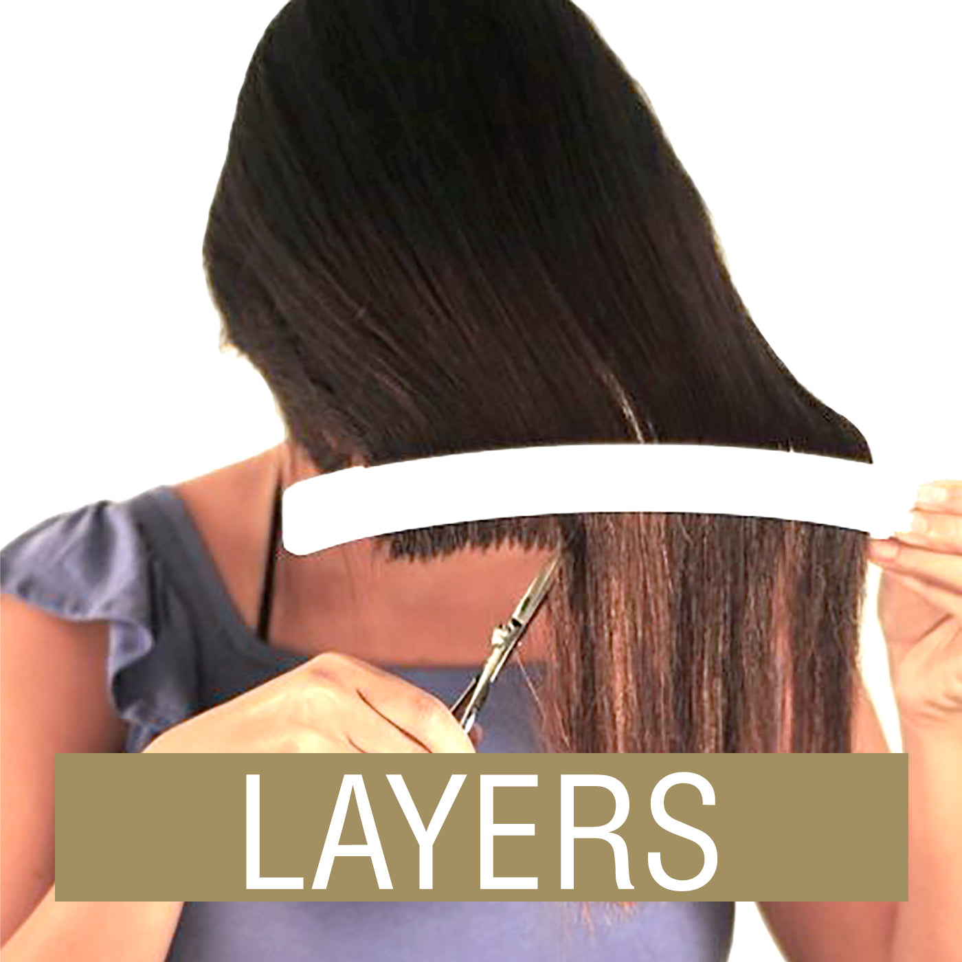 CreaClip hair cutting tool layers