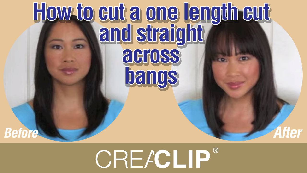 CreaClip hair cutting tool bangs layers cut hair at home kids hair cuts